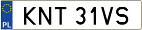 Truck License Plate